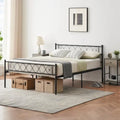 Struttura letto a piattaforma con testiera in ferro battuto "Sweet Heart"