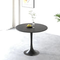 31.5 runder Tulpen-Esstisch im Mid-Century-Stil für 4 Personen