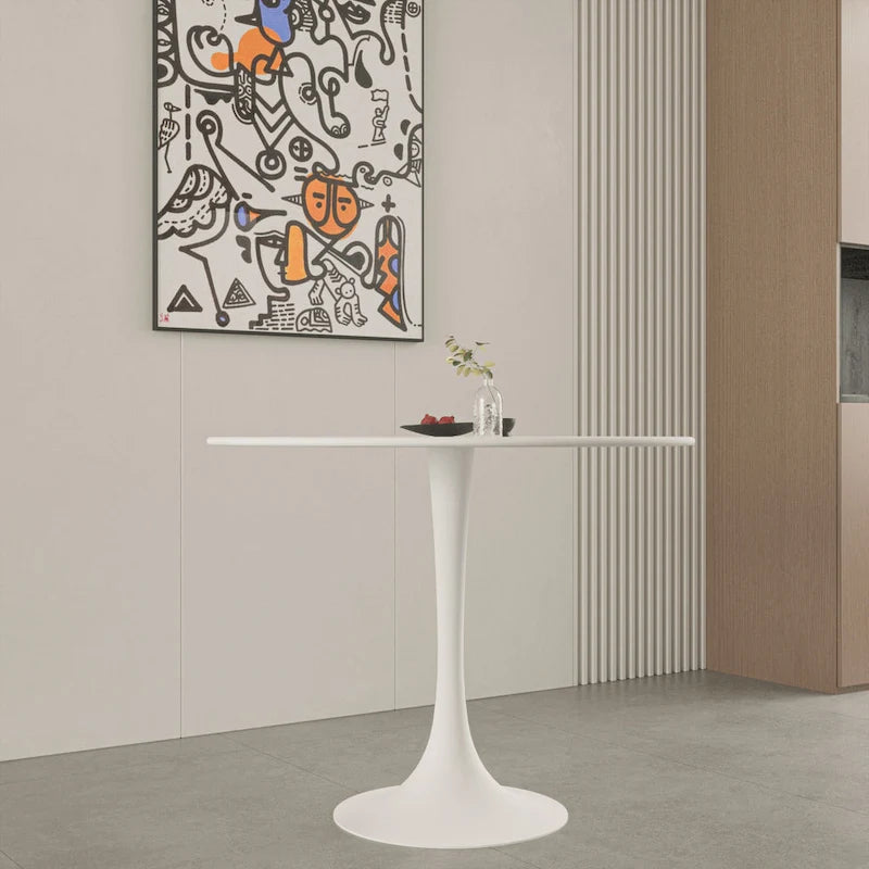 Tavolo da pranzo rotondo Tulip Mid Century da 31,5" per 4 persone