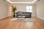 Mango Wood Coffee Table, Modern Industrial Design, With Wooden Tabletop And Metal Legs
